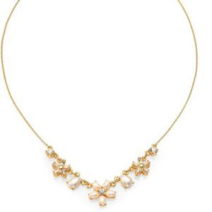 Kate Spade New York 12k Gold Mini Bouquet Necklace